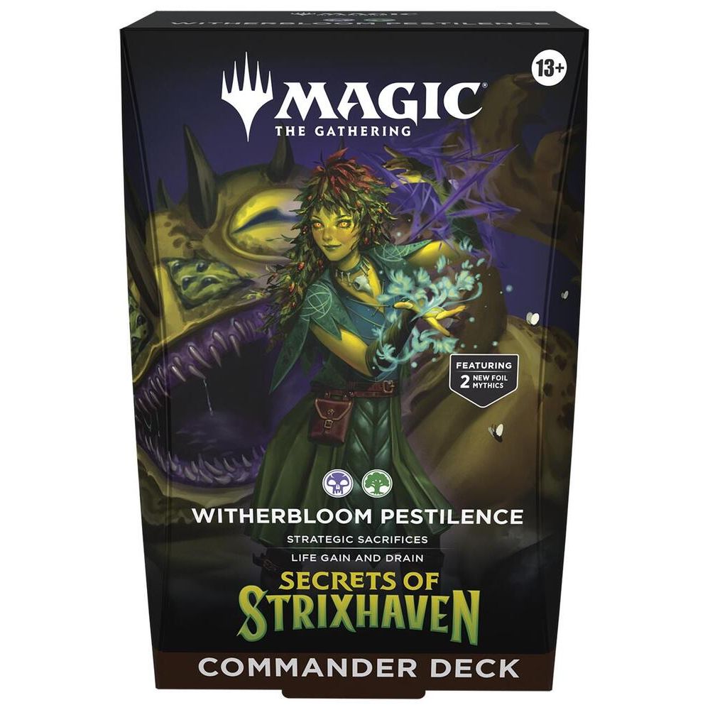 Magic The Gathering | Secrets of Strixhaven Commander Deck- Witherbloom Pestilence - PokeBox USA