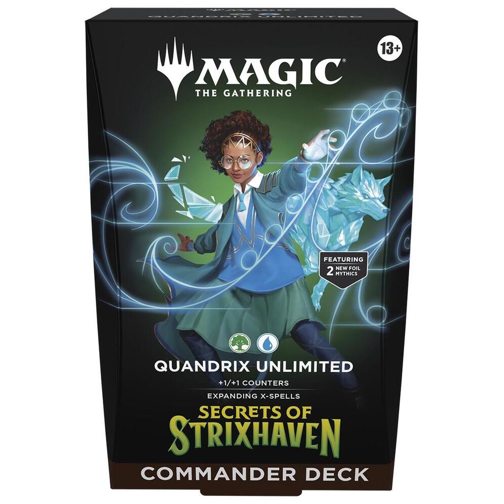 Magic The Gathering | Secrets of Strixhaven Commander Deck- Quandrix Unlimited - PokeBox USA