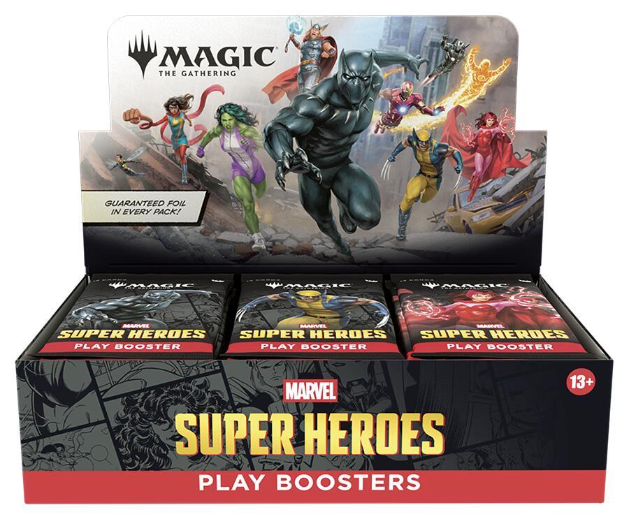 Magic The Gathering | Universes Beyond: Marvel Super Heroes Bundle Collector Booster Box + 2 Play Booster Boxes
