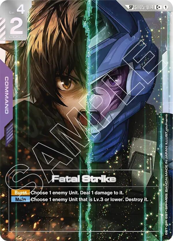 Image for Fatal Strike (SP) (C+) (ST05-014) (Steel Requiem) (GD03) - Gundam Card Game