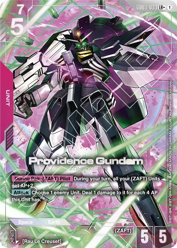 Image for Providence Gundam (LR+) (GD03-033) (Steel Requiem) (GD03) - Gundam Card Game