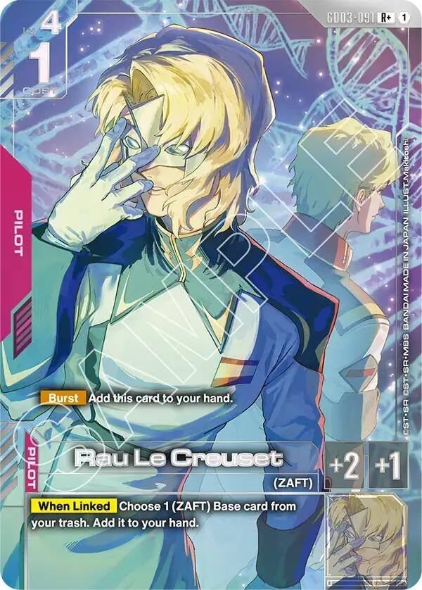 Image for Rau Le Creuset (R+) (GD03-091) (Steel Requiem) (GD03) - Gundam Card Game