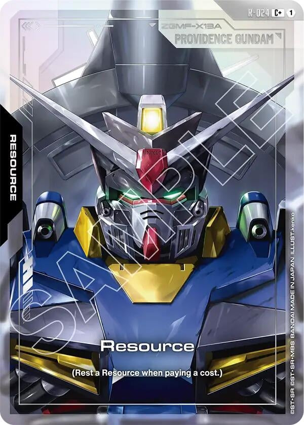 Image for Resource (R-024) (C+) (R-024) (Steel Requiem) (GD03) - Gundam Card Game
