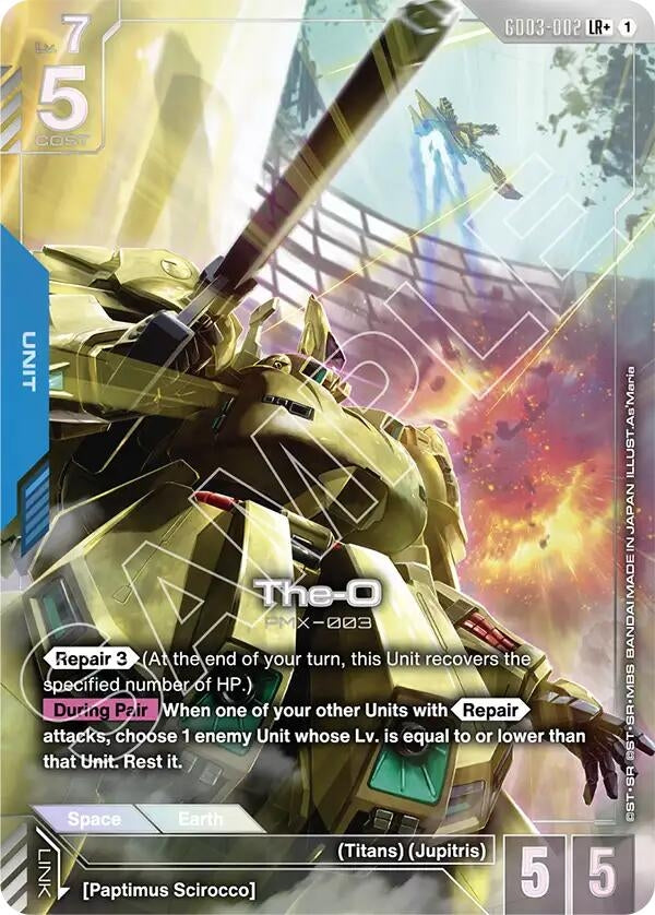 Image for The-O (LR+) (GD03-002) (Steel Requiem) (GD03) - Gundam Card Game