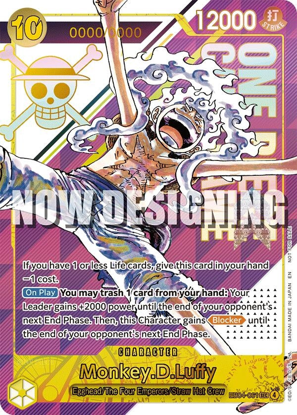 Image for Monkey.D.Luffy - EB04-061 [Serial Number] (EB04-061) (One Piece Promotion Cards) (OP-PR) - One Piece Card Game