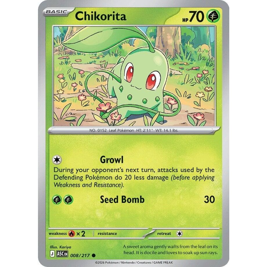 Image for Chikorita (008/217) (ME: Ascended Heroes) - Pokemon