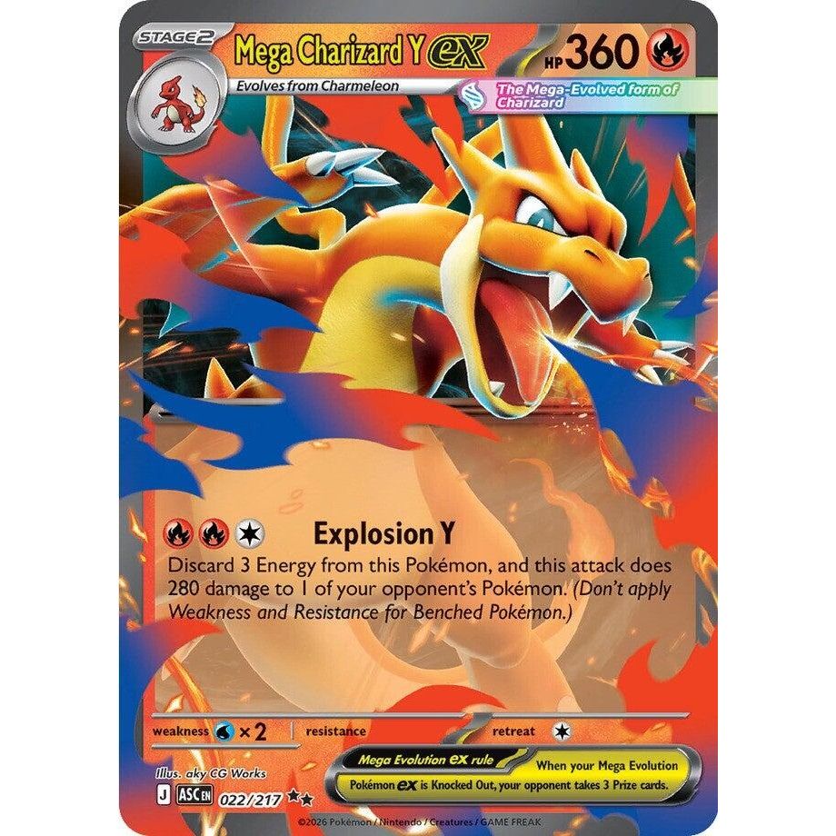 Image for Mega Charizard Y ex (022/217) (ME: Ascended Heroes) - Pokemon