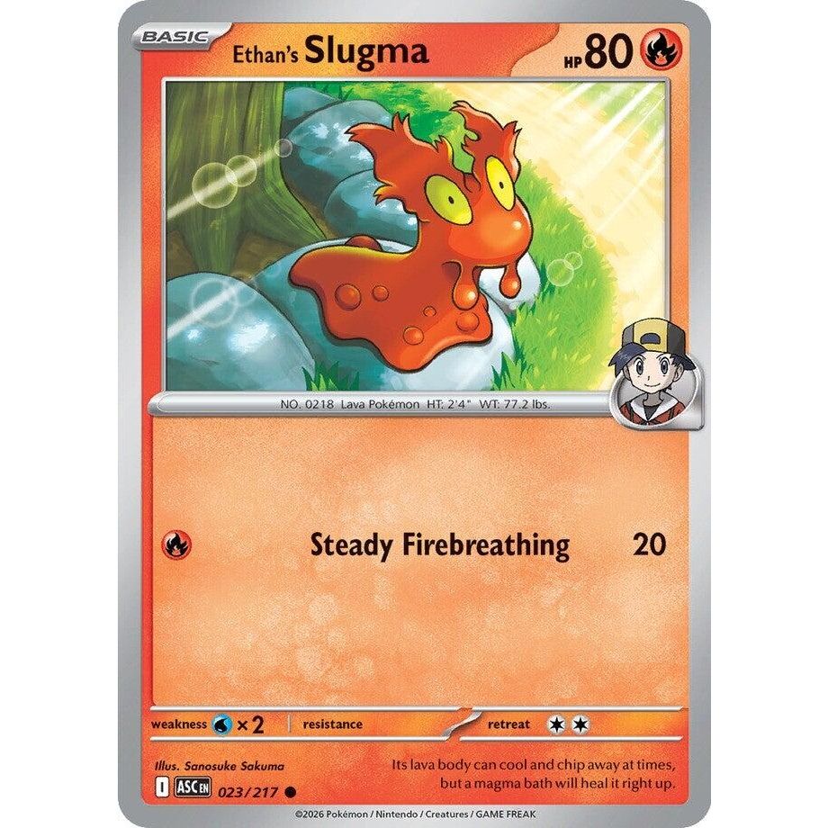 Image for Ethan's Slugma (023/217) (ME: Ascended Heroes) - Pokemon