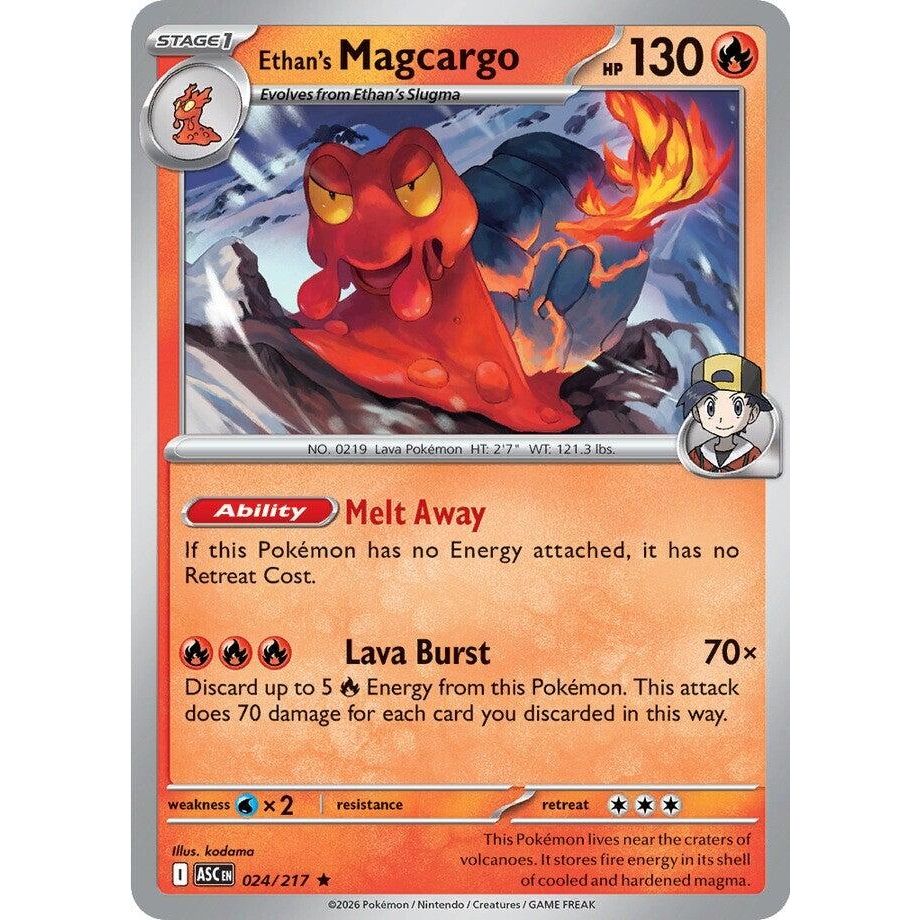 Image for Ethan's Magcargo (024/217) (ME: Ascended Heroes) - Pokemon