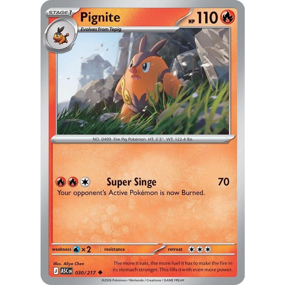 Image for Pignite (030/217) (ME: Ascended Heroes) - Pokemon