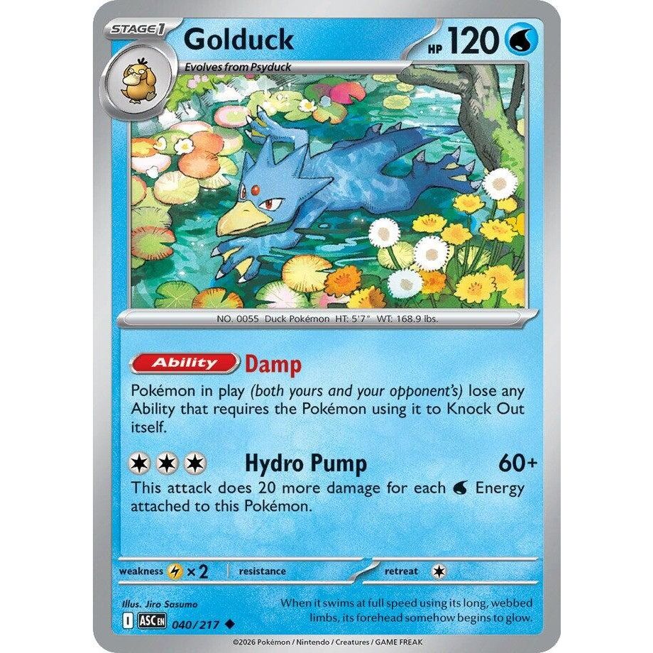 Image for Golduck (040/217) (ME: Ascended Heroes) - Pokemon