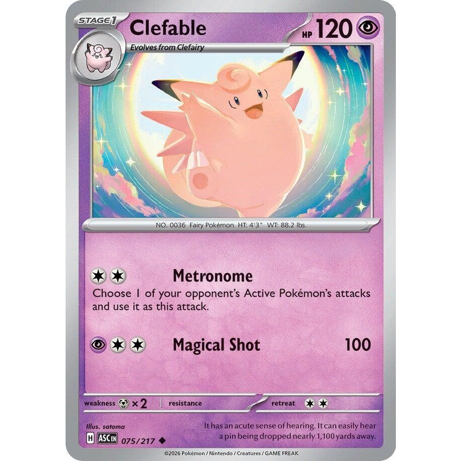 Image for Clefable (075/217) (ME: Ascended Heroes) - Pokemon