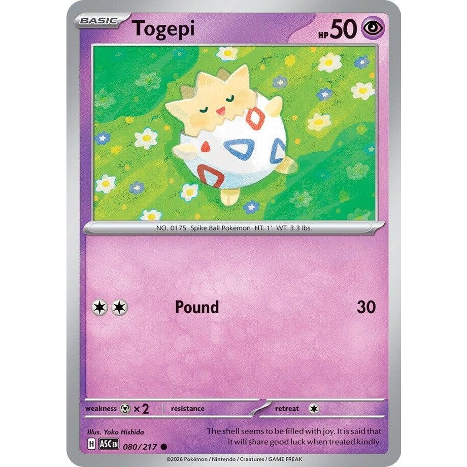 Image for Togepi (080/217) (ME: Ascended Heroes) - Pokemon
