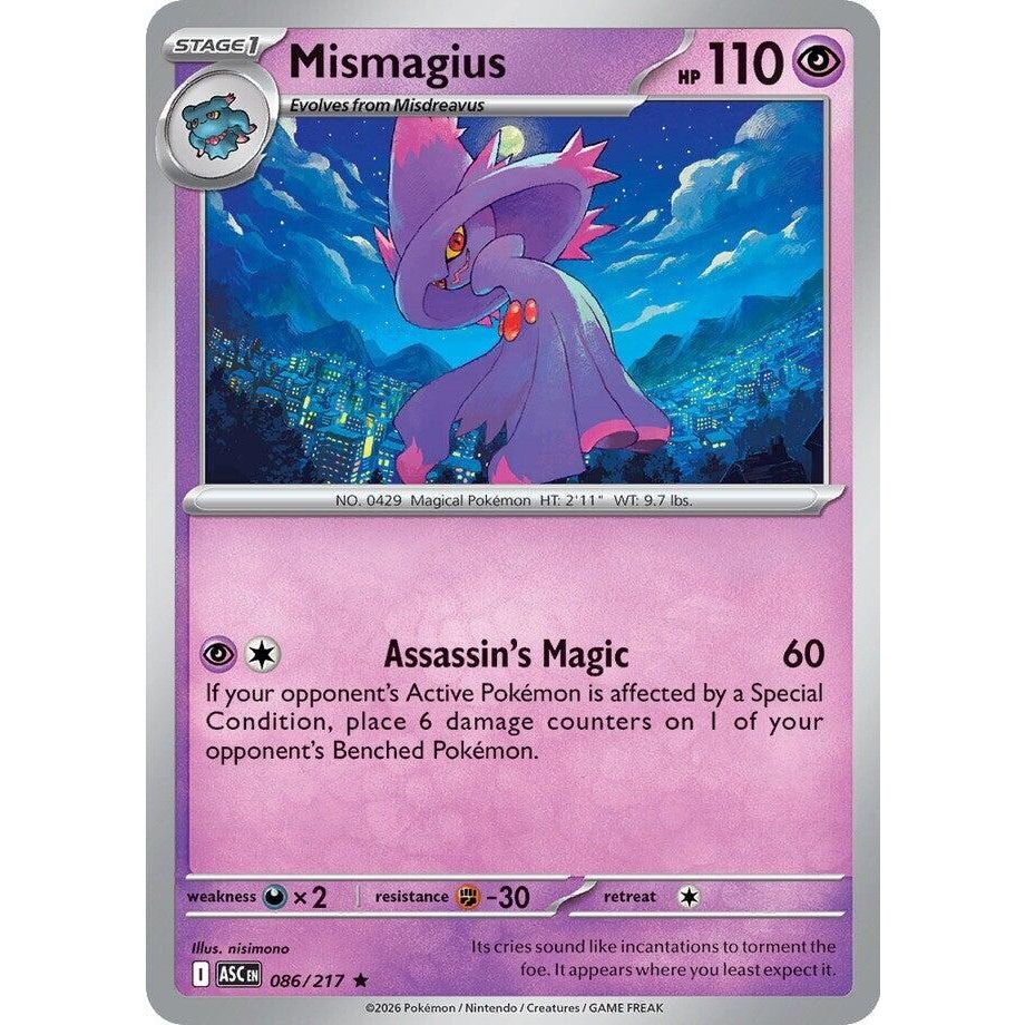 Image for Mismagius (086/217) (ME: Ascended Heroes) - Pokemon