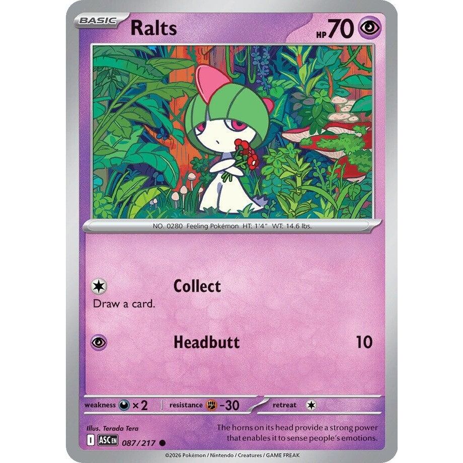Image for Ralts (087/217) (ME: Ascended Heroes) - Pokemon