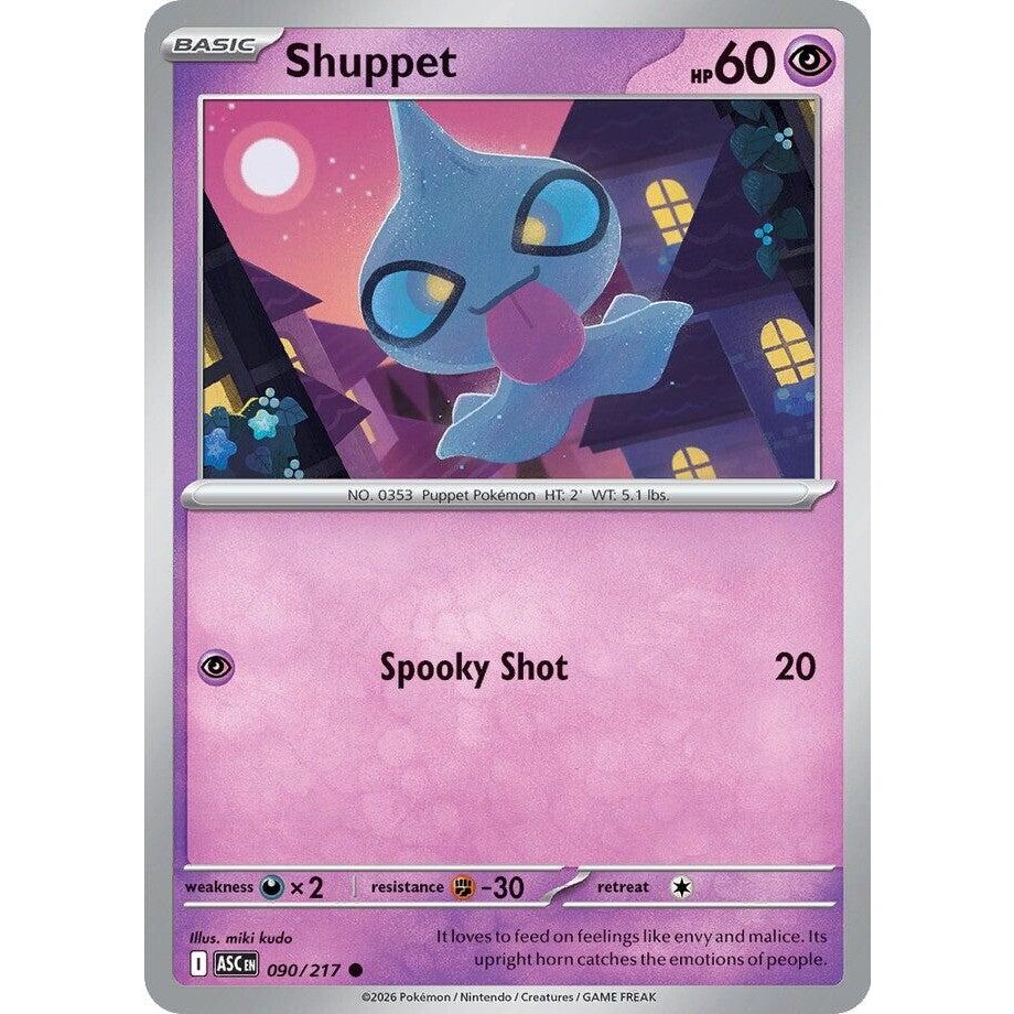 Image for Shuppet (090/217) (ME: Ascended Heroes) - Pokemon