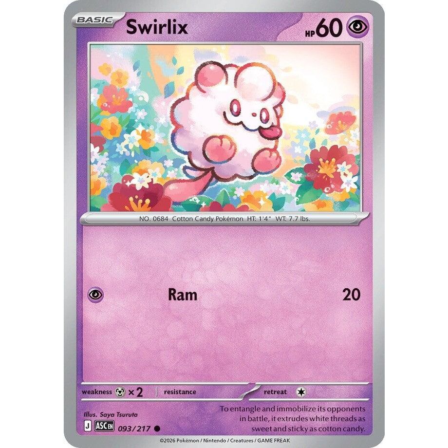Image for Swirlix (093/217) (ME: Ascended Heroes) - Pokemon