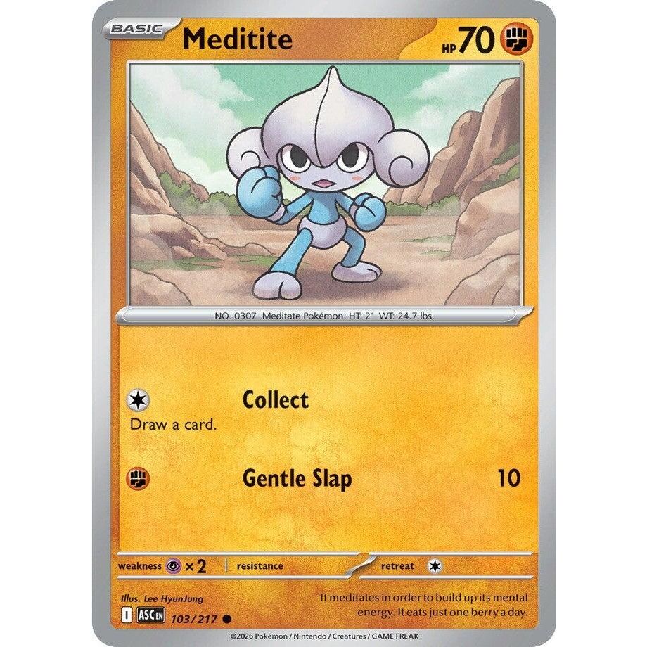 Image for Meditite (103/217) (ME: Ascended Heroes) - Pokemon
