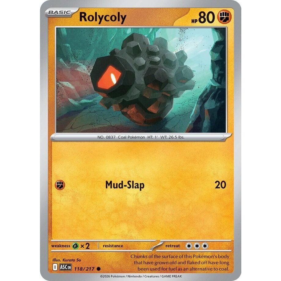 Image for Rolycoly (118/217) (ME: Ascended Heroes) - Pokemon
