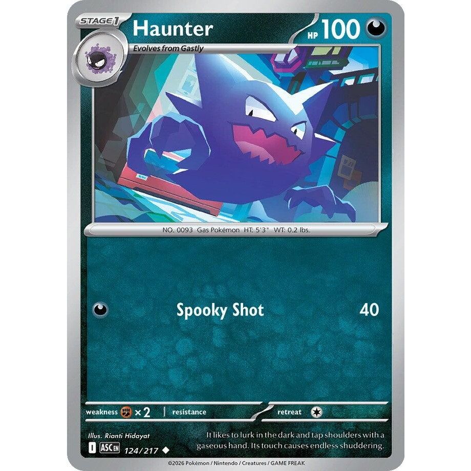 Image for Haunter (124/217) (ME: Ascended Heroes) - Pokemon