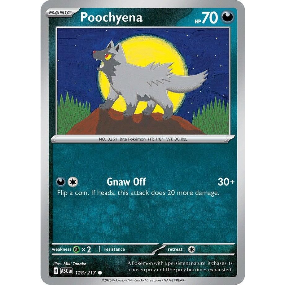Image for Poochyena (128/217) (ME: Ascended Heroes) - Pokemon