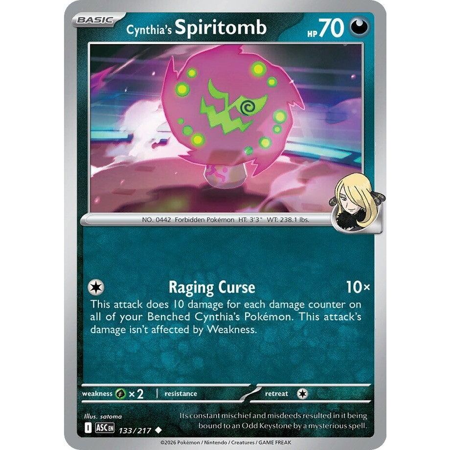 Image for Cynthia's Spiritomb (133/217) (ME: Ascended Heroes) - Pokemon