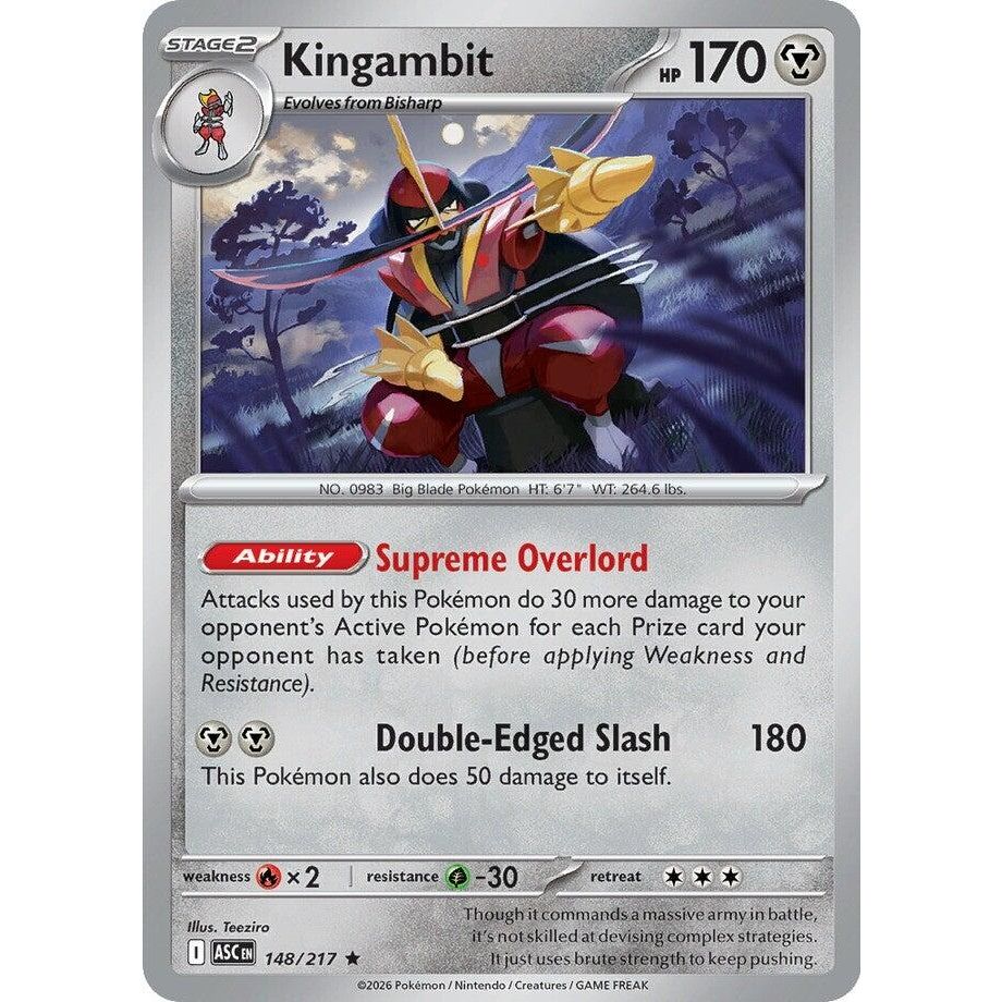 Image for Kingambit (148/217) (ME: Ascended Heroes) - Pokemon