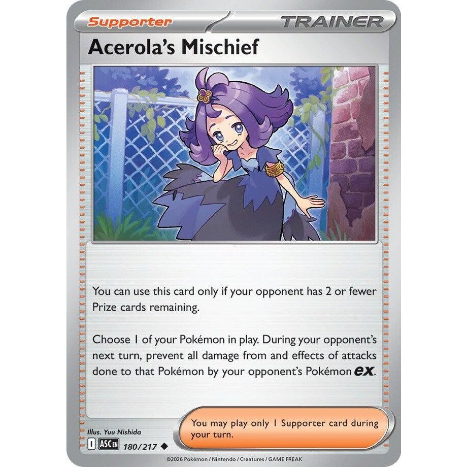 Image for Acerola's Mischief (180/217) (ME: Ascended Heroes) - Pokemon