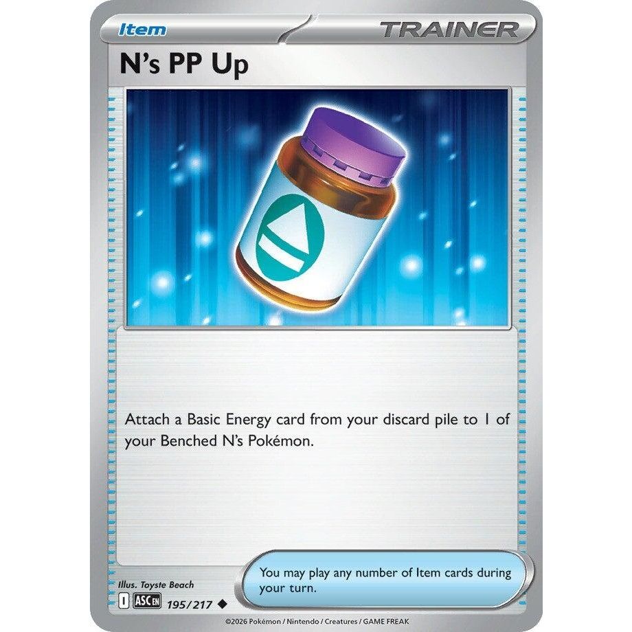 Image for N's PP Up (195/217) (ME: Ascended Heroes) - Pokemon
