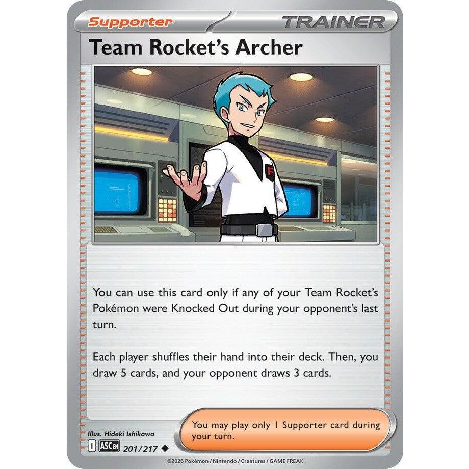 Image for Team Rocket's Archer (201/217) (ME: Ascended Heroes) - Pokemon