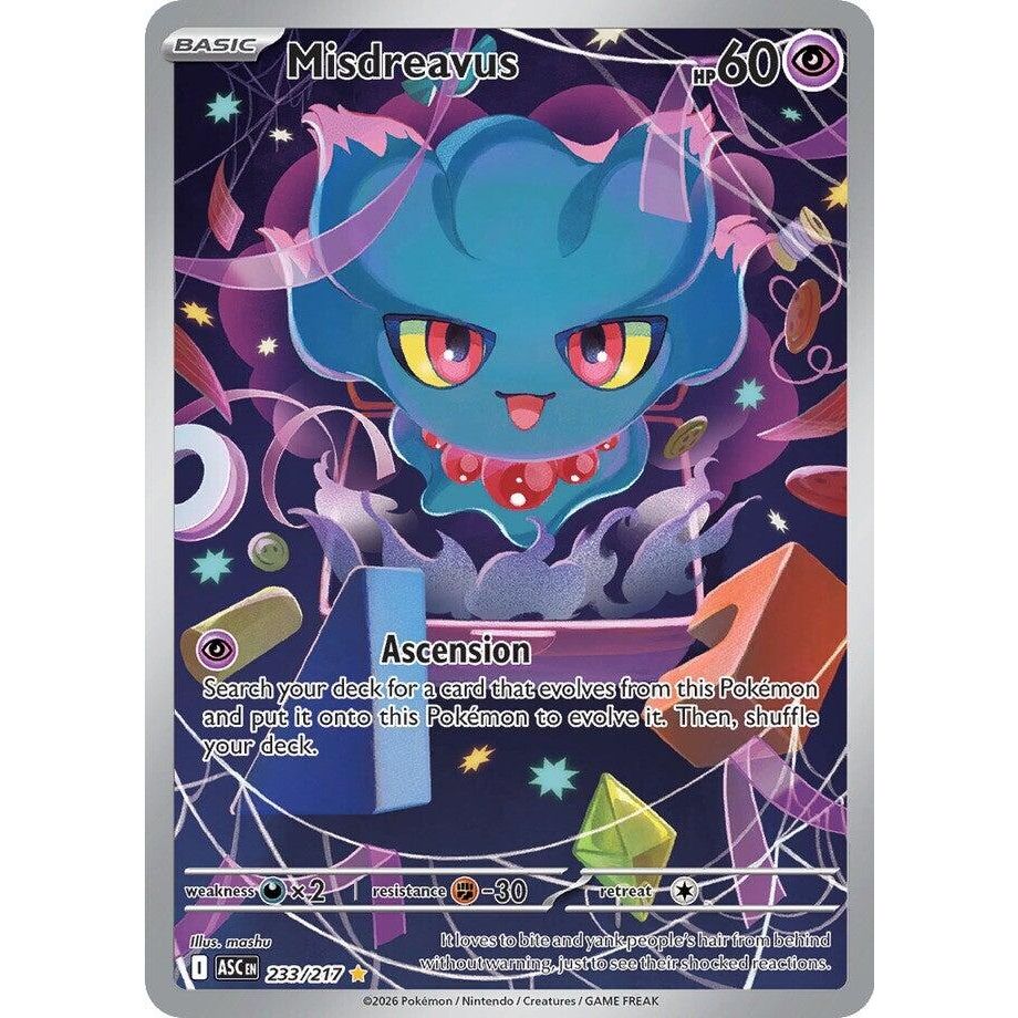 Image for Misdreavus (233/217) (ME: Ascended Heroes) - Pokemon