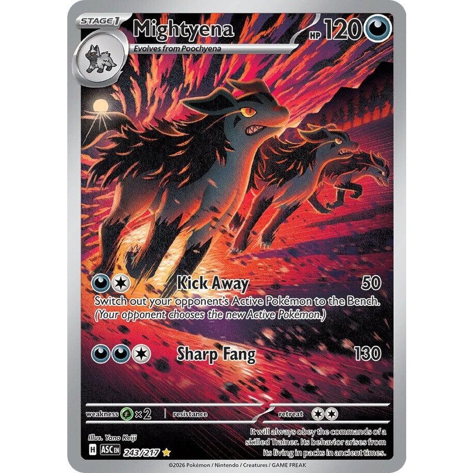 Image for Mightyena (243/217) (ME: Ascended Heroes) - Pokemon