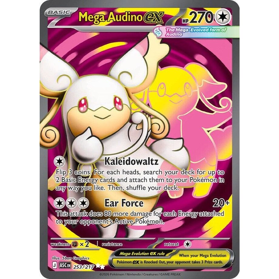 Image for Mega Audino ex (253/217) (ME: Ascended Heroes) - Pokemon