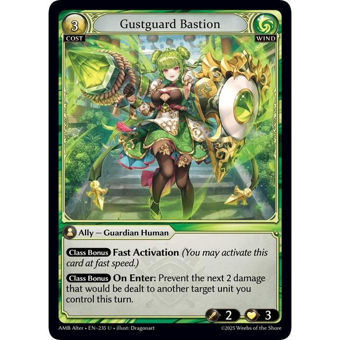 Image for Gustguard Bastion (235) (Mortal Ambition Alter Edition) - Grand Archive TCG