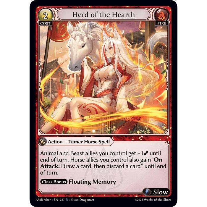 Image for Herd of the Hearth (237) (Mortal Ambition Alter Edition) - Grand Archive TCG