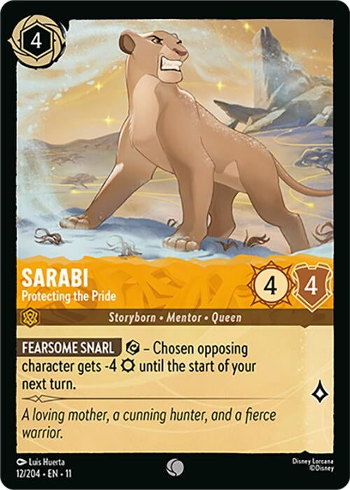 Image for Sarabi - Protecting the Pride (12/204) (Winterspell) (11) - Disney Lorcana