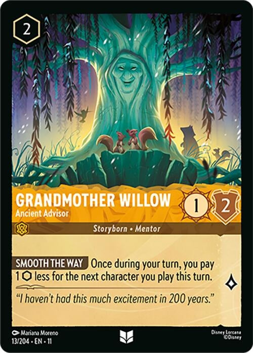 Image for Grandmother Willow - Ancient Advisor (13/204) (Winterspell) (11) - Disney Lorcana