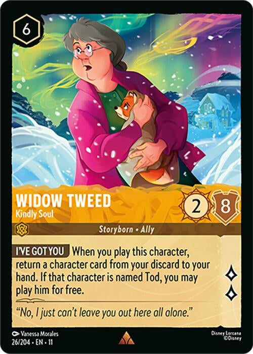 Image for Widow Tweed - Kindly Soul (26/204) (Winterspell) (11) - Disney Lorcana