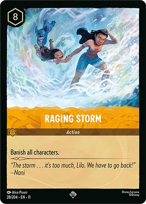 Image for Raging Storm (28/204) (Winterspell) (11) - Disney Lorcana