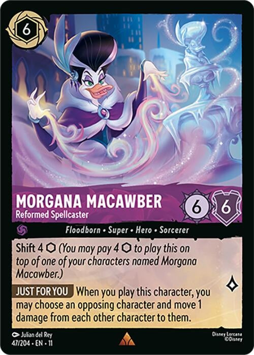 Image for Morgana Macawber - Reformed Spellcaster (47/204) (Winterspell) (11) - Disney Lorcana