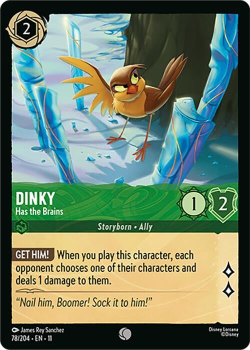 Image for Dinky - Has the Brains (78/204) (Winterspell) (11) - Disney Lorcana