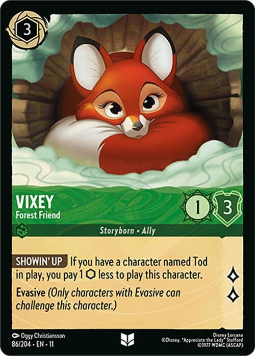 Image for Vixey - Forest Friend (86/204) (Winterspell) (11) - Disney Lorcana