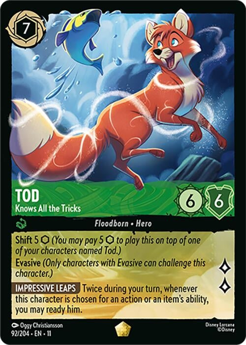 Image for Tod - Knows All the Tricks (92/204) (Winterspell) (11) - Disney Lorcana