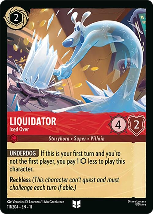 Image for Liquidator - Iced Over (111/204) (Winterspell) (11) - Disney Lorcana