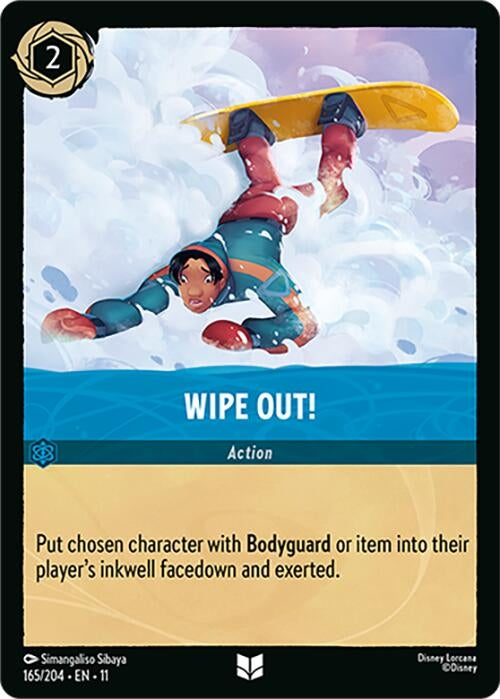Image for Wipe Out! (165/204) (Winterspell) (11) - Disney Lorcana