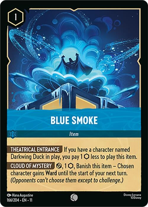 Image for Blue Smoke (166/204) (Winterspell) (11) - Disney Lorcana