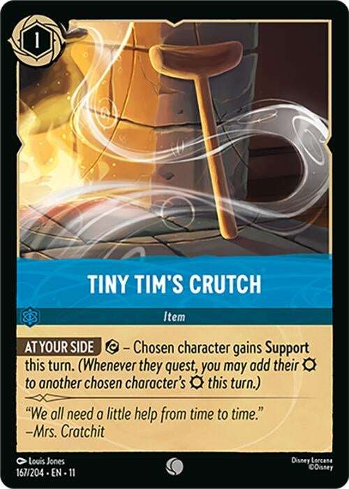 Image for Tiny Tim's Crutch (167/204) (Winterspell) (11) - Disney Lorcana
