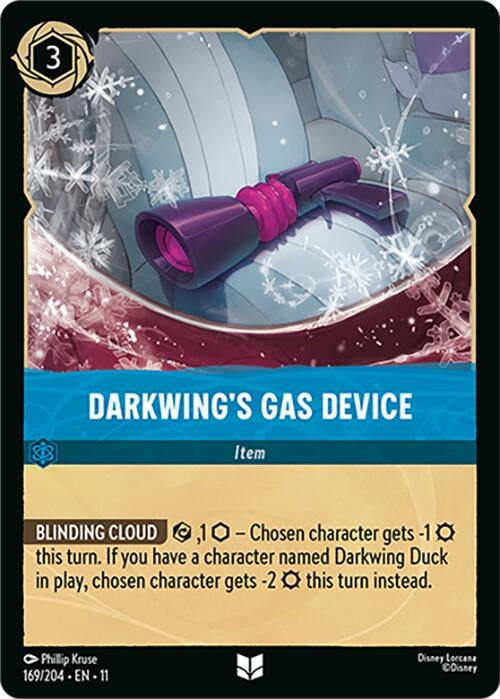 Image for Darkwing's Gas Device (169/204) (Winterspell) (11) - Disney Lorcana