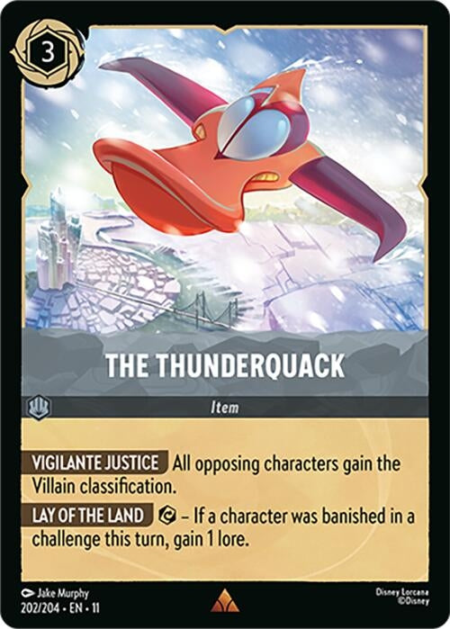 Image for The Thunderquack (202/204) (Winterspell) (11) - Disney Lorcana