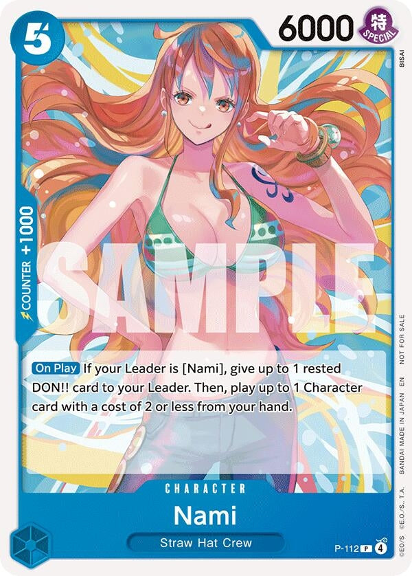 Nami (Heroines Battle Pack) (P-112) (One Piece Promotion Cards)